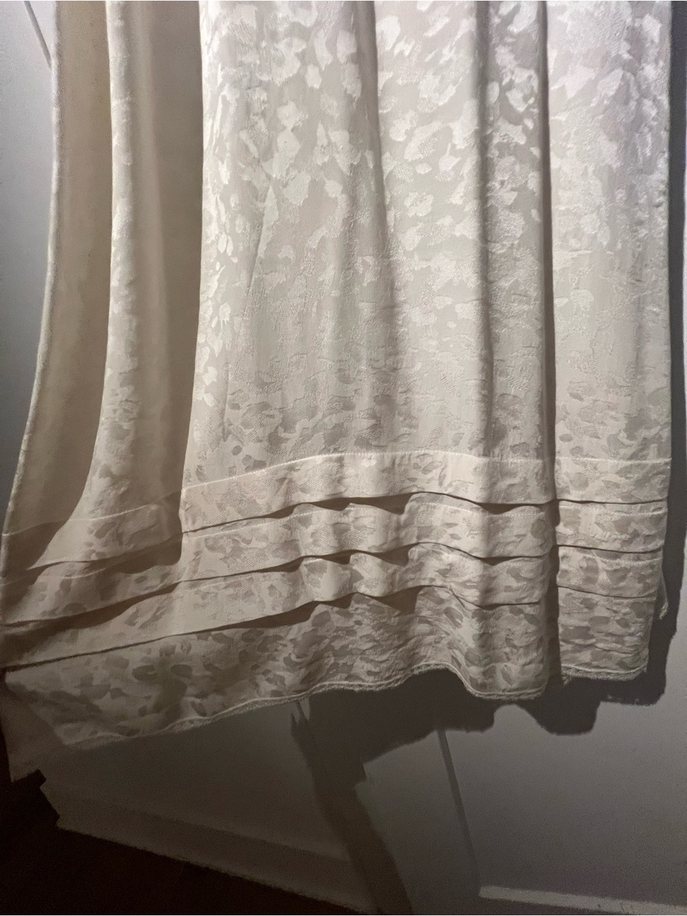 Zadig & Voltaire Ivory Lace-Trim Satin Slip Dress - Picture 5 of 7
